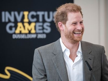 El príncipe Enrique en la promoción de los Juegos Invictus, el 6 de septiembre de 2022, en Düsseldorf (Alemania).