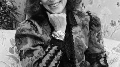 Helen Gurley Brown posa durante una entrevista en 1982.