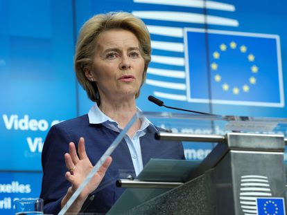 La presidenta de la Comisión Europea, Ursula von der Leyen.