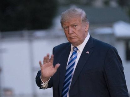 El presidente de Estados Unidos, Donald Trump, regresa a la Casa Blanca el 13 de julio tras unas vacaciones.