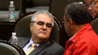 El exdiputado del PRI por Sinaloa fallecido en 2017, Óscar Javier Lara Aréchiga, en una imagen de archivo.