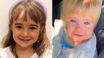 Olivia y Anna, las dos niñas presuntamente asesinadas por su padre, Tomás Gimeno, el 27 de abril de 2021.