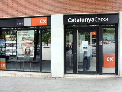 Una oficina de CatalunyaCaixa en Barcelona.