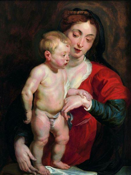 'Virgen de Cumberland', de Rubens (105 por 68 centímetros), de la colección Gerstenmaier, ahora legada al Museo de Bellas Artes de Valencia.