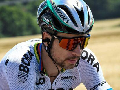 Peter Sagan, durante la cuarta etapa.