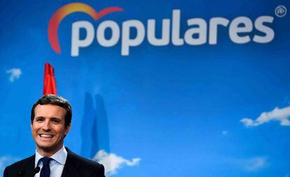 Pablo Casado en febrero de 2019.