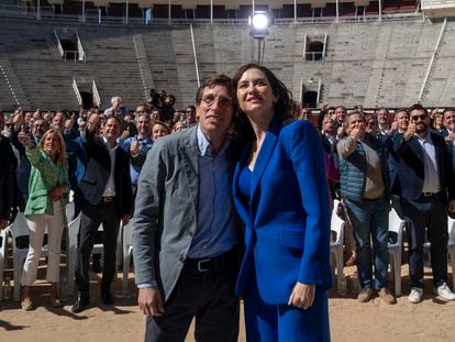 La presidenta de la Comunidad de Madrid, Isabel Díaz Ayuso, y el alcalde de Madrid, José Luis Martínez-Almeida.