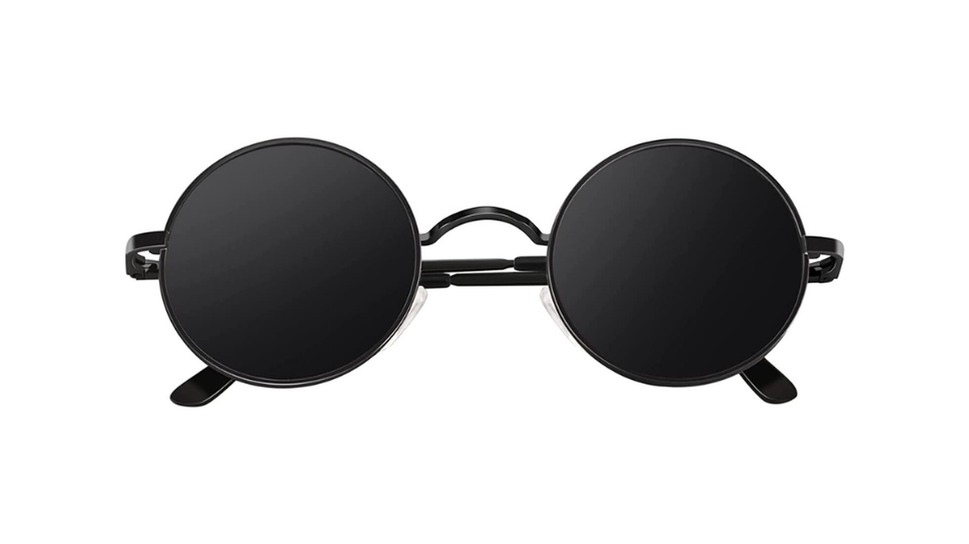 Gafas de sol redondas grandes para mujer, lentes de gran tamaño, estilo  Retro, Vintage, degradado, negro, de lujo, 2023 Fivean unisex