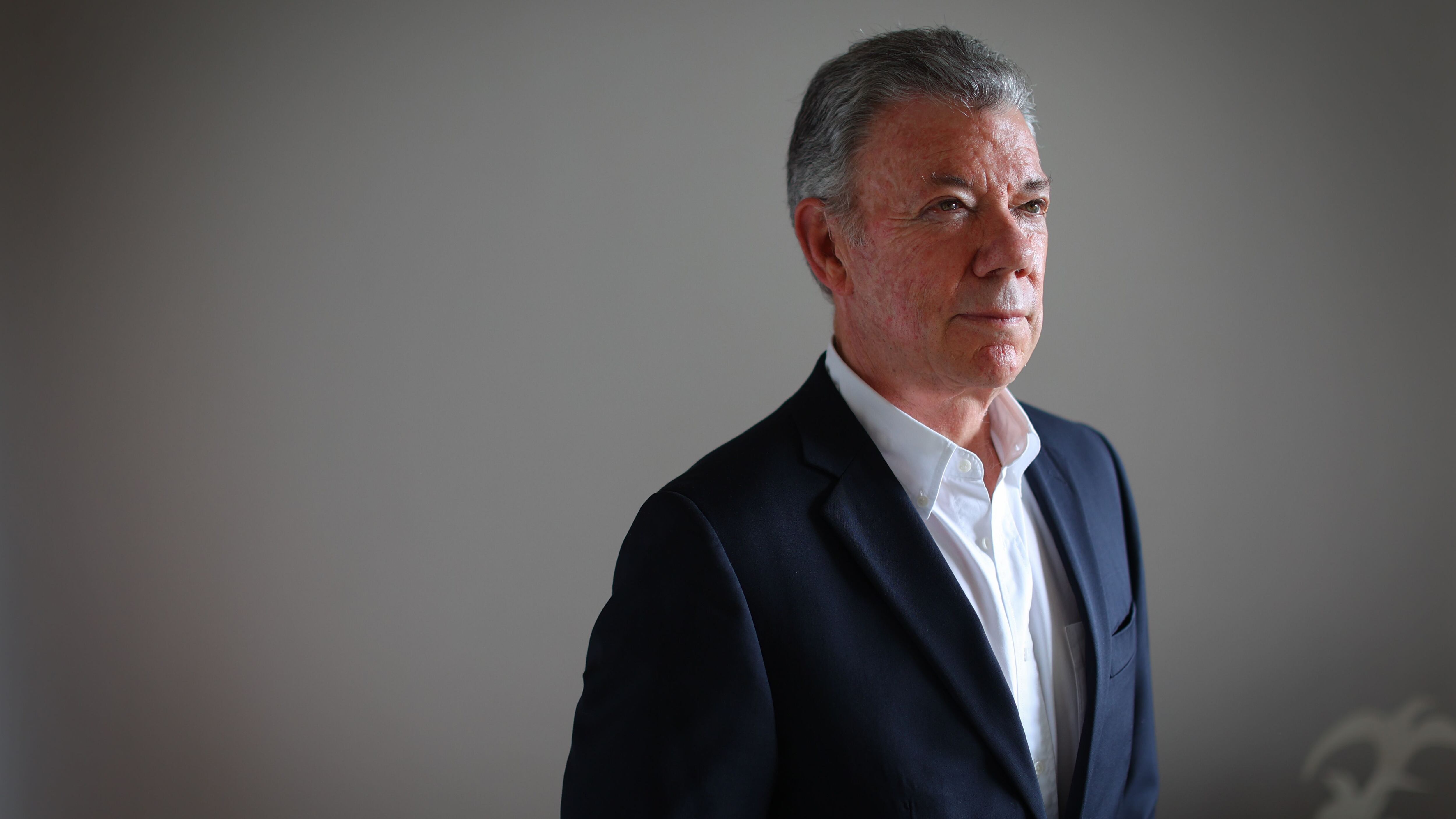 Juan Manuel Santos, em Bogotá, em 5 de junho de 2024.