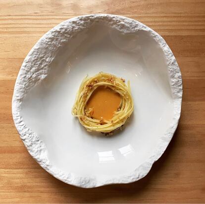 Plato de chirivía de La Salita, comandado por Begoña Rodrigo.