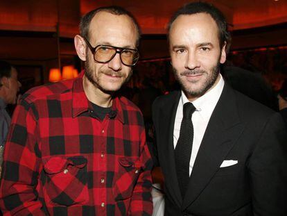 Terry Richardson y Tom Ford, en Nueva York, en 2009.