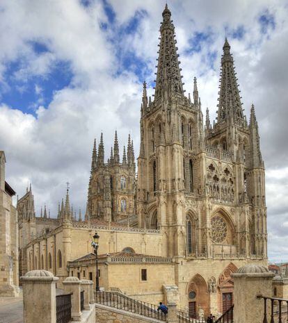 Exterior de la catedral de Burgos.