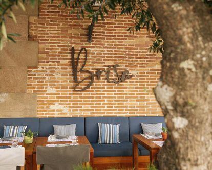 El restaurant Brisa, al Palau de Mar.