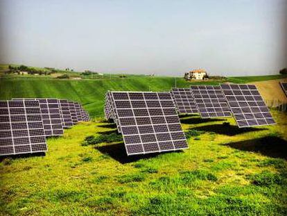 Parque fotovoltaico desarrollado por Ellomay en la localidad italiana de Marche.  