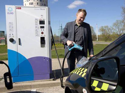 Ermo Kontson, empresario de Elektritakso, compañía pionera en Europa de taxis eléctricos en Tartu, Estonia.