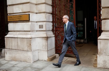 El asesor científico jefe del Gobierno del Reino Unido, Patrick Vallance, el pasado 10 de noviembre en Londres