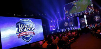 El palacio de Vistalegre durante la celebración de la semifinal europea de League of Legends