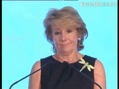 La presidenta de la Comunidad de Madrid rechaza, además, la imagen de impunidad tras los disturbios de Pozuelo