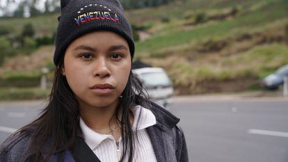 Rosa Ortiz, de 21 años, actriz de 'Del otro lado' y refugiada venezolana.