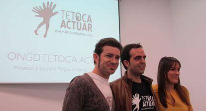 Juan Murube, José Díaz y Nuria Pérez