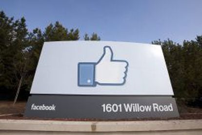 Detalle de la nueva sede de la red social Facebook en Menlo Park.