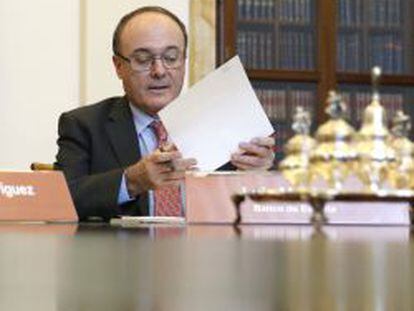 El gobernador del Banco de Espa&ntilde;a, Luis Mar&iacute;a Linde.