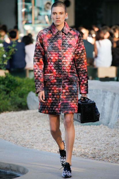 Famosos en el desfile de Louis Vuitton FW 2018