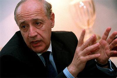 Roberto Lavagna, durante una entrevista en Madrid en noviembre de 2002.