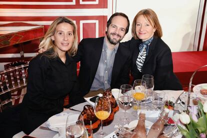 Raquel Puentes, de Puig, Daniel García, director de ICON, y Sylvie Durcudoy, de Dior.