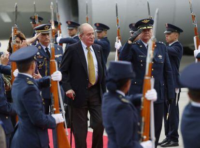 El rey Juan Carlos, en una visita a Colombia el pasado agosto.