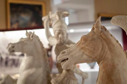 Exposición 'Alejandro Magno y Oriente', que puede verse en el Museo Arqueológico Nacional de Nápoles hasta el 28 de agosto.