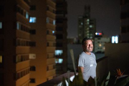 Lucho Caceres, director of the theater company SinVergüenza. 