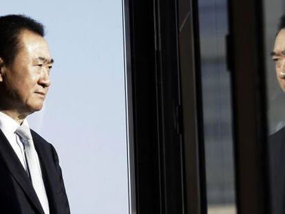 Wang Jianlin, presidente de la inmobiliaria china Wanda Group, en su oficina de Pek&iacute;n.
