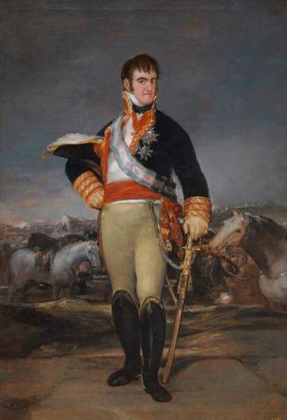 &#039;Fernando VII en un campamento&#039;, de Goya.