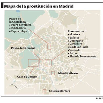 Mapa de la prostitución