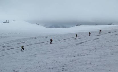 Expedición española para visitar los glaciares antárticos.