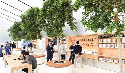 El nuevo modelo de Apple Store en San Francisco, el 19 de mayo de 2016.