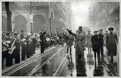 San Sebastián fue la primera parada de Himmler tras su llegada a Irún.