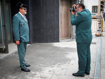 Joaquín Franco, el capitán de la Guardia Civil ahora absuelto, en una foto de archivo.