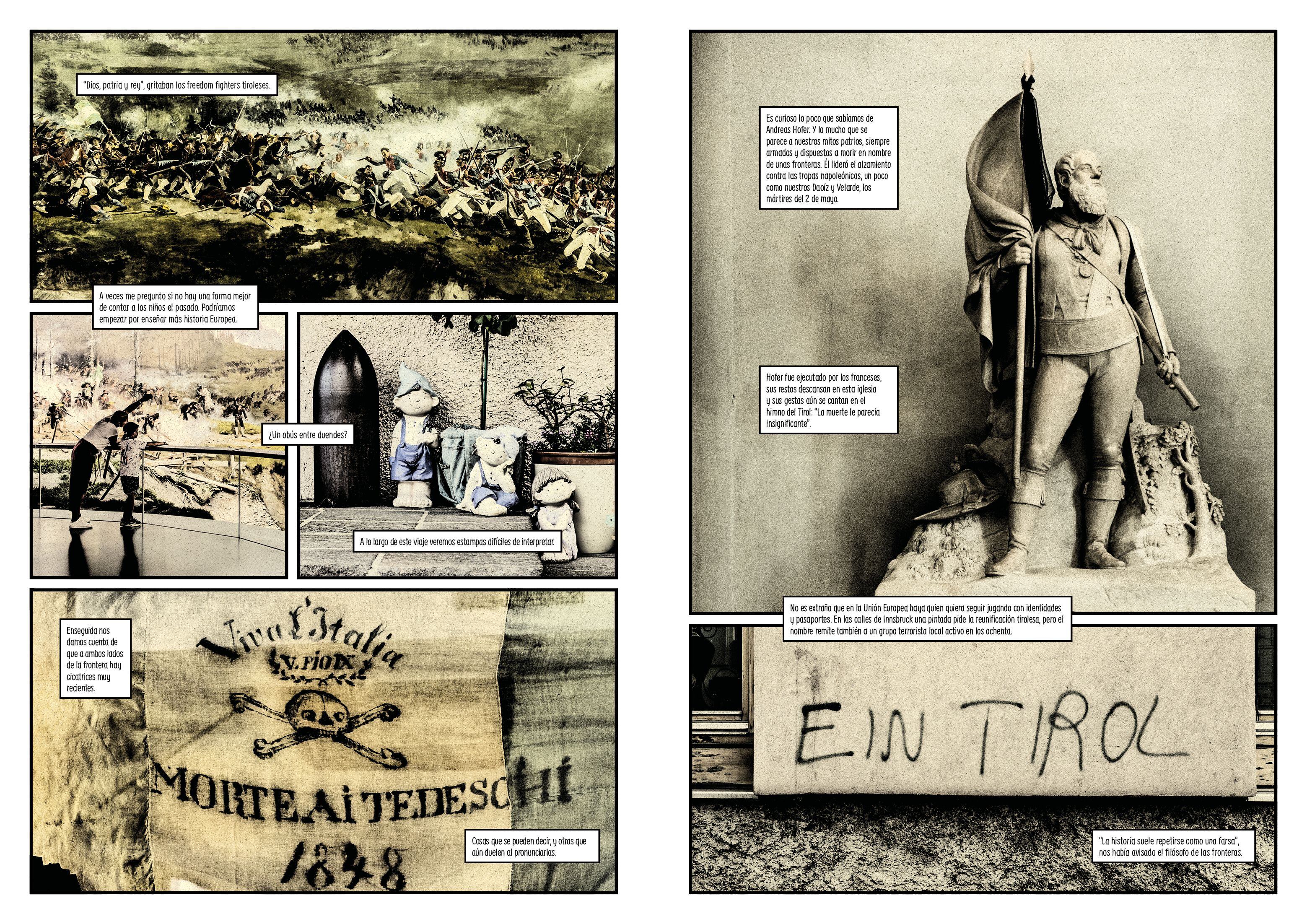Dos páginas de 'La falla', de Carlos Spottorno y Guillermo Abril, editado por Astiberri.