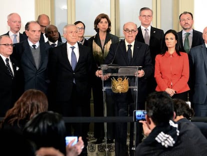 Los representantes de pa&iacute;ses latinoamericanos reunidos el martes en Lima.