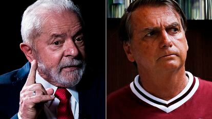 El expresidente brasileño Lula da Silva y el actual presidente del país, Jair Bolsonaro.