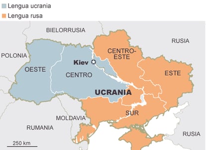Ucrania: las fronteras de un país bipolar | Internacional | EL PAÍS