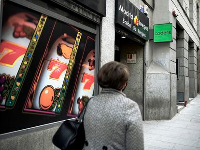 Local de juego de Codere en Madrid.