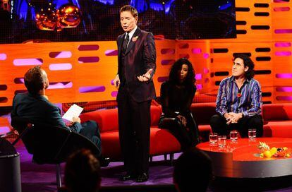 El cantante Cliff Richard durante su participación en un programa de la BBC en 2011.