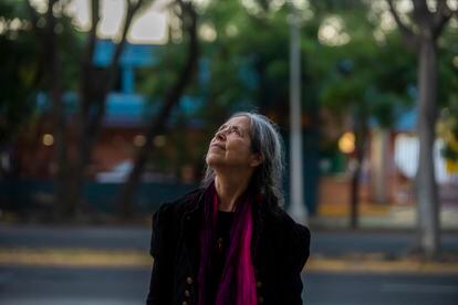 The visual artist Cecilia Vicuña at the Guadalajara International Book Fair on November 27, 2022. 