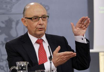 El ministro de Hacienda, Cristóbal Montoro.