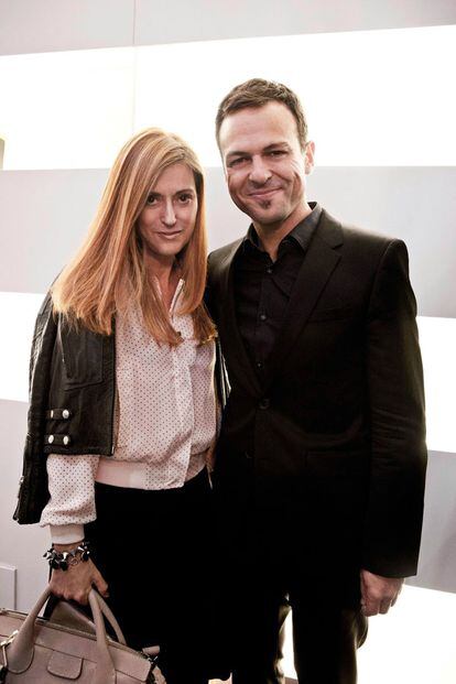 Empar Prieto, directora de S Moda, y Francisco Álvarez, director general de Sephora.