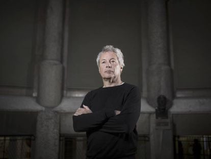 Alessandro Baricco, fotografiado en La Pedrera, en Barcelona, este 3 de junio.