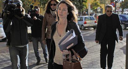 La juez Alaya, el pasado miércoles a su llegada a los juzgados de Sevilla.